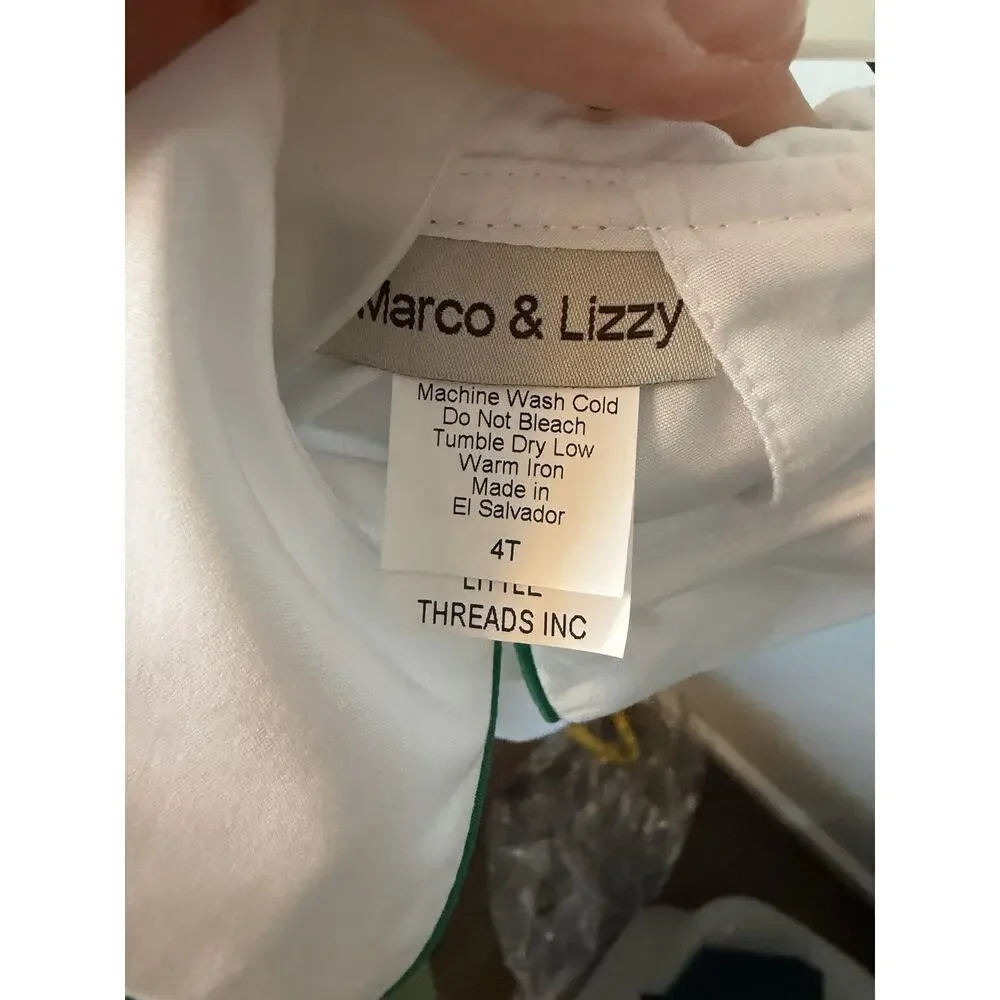 Marco & Lizzy Holiday Plaid Short Set 2 Pieces Boys Sz 4T NWT